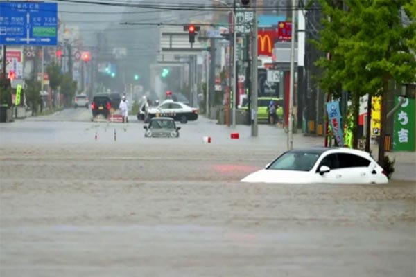 広面地区の浸水被害 住民の避難誘導